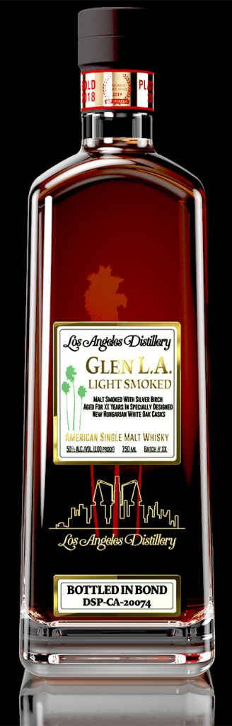 Glen LA Light Smoked Single Malt Whisky